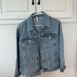 Rhinestone Denim Jacket